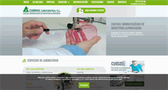 Desktop Screenshot of laboratorioscobrial.com